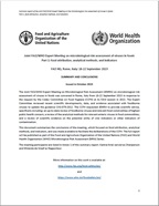 JEMRA of viruses in foods Part 1: food attribution, analytical methods, and indicators publication cover