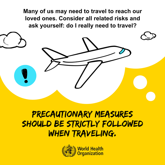 Precaution when travelling