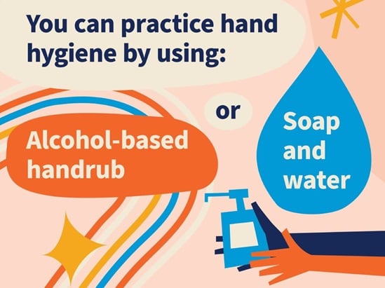 poster on hand hygiene